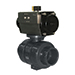 Pneumatic actuated ball valve